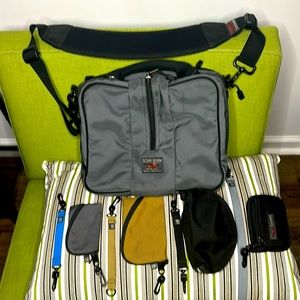 Like new Tom Bhin Co-PILOT Personal item shoulder bag with organization upgrades